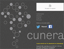 Tablet Screenshot of cunera.nl